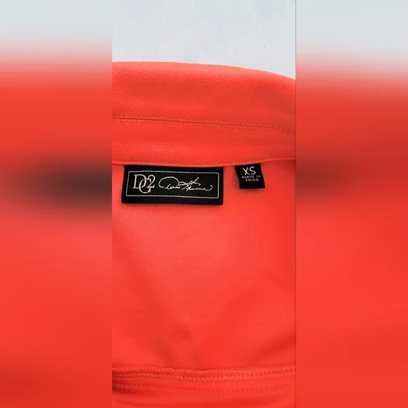 NWOT! DG2 Elevate Bright Orange Fitted Stretch Women's Jacket Size XS - Picture 3 of 11
